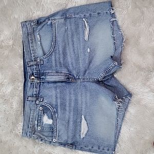 Rag & Bone Raw Hem Distressed Shorts